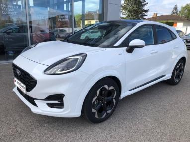 Voir le détail de l'offre de cette FORD Puma 1.0 EcoBoost Hybrid 125ch ST Line X S&S Powershift de 2024 en vente à partir de 29 999 € 