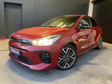 Voir le détail de l'offre de cette KIA Rio 1.0 T-GDI 120ch MHEV GT-Line iBVM6 de 2020 en vente à partir de 14 299 € 