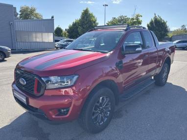 Voir le détail de l'offre de cette FORD Ranger 2.0 TDCi 213ch Super Cab Stormtrak BVA10 de 2022 en vente à partir de 482.29 €  / mois