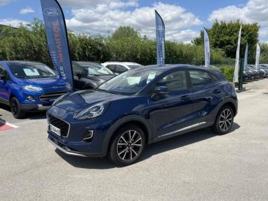 Voir le détail de l'offre de cette FORD Puma 1.0 Flexifuel 125ch S&S mHEV Titanium de 2022 en vente à partir de 202.21 €  / mois