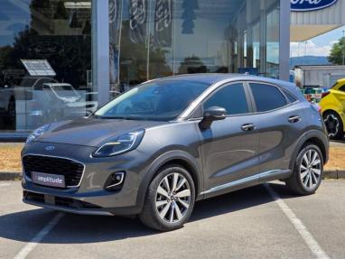 Voir le détail de l'offre de cette FORD Puma 1.0 EcoBoost 125ch mHEV Titanium X DCT7 de 2022 en vente à partir de 200.09 €  / mois