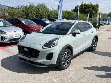 Voir le détail de l'offre de cette FORD Puma 1.0 EcoBoost Hybrid 125ch Titanium S&S Powershift de 2025 en vente à partir de 257.22 €  / mois
